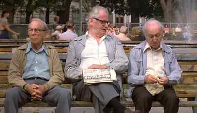 How come you're always
feeding them, Willie? - Going in Style