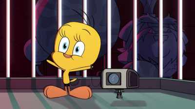 How convenient that we had
this tiny slide projector here. - King Tweety