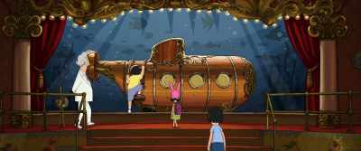 How to convert a 1920s era
submarine-themed ride - The Bob's Burgers Movie