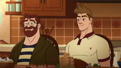 How could a son be embarrassed
by his parents - Q-Force