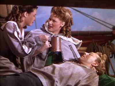 How could they leave him up
there to die in the hot sun? - The Spanish Main