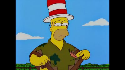 How could you let me
turn into you? - The Simpsons
