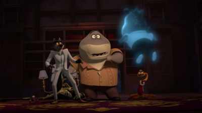 How could you let
Reginald E. Scary take me, Wolf? - The Bad Guys: Haunted Heist