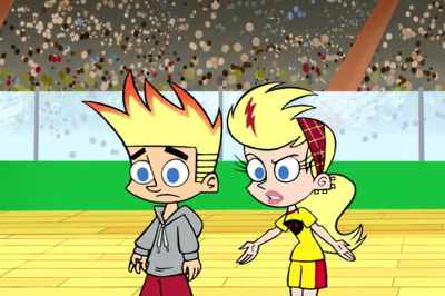 How is dancing
going to help us beat - Johnny Test