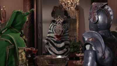 How dare you drink whilst on duty?
Who is inside there? - Trail of the Pink Panther