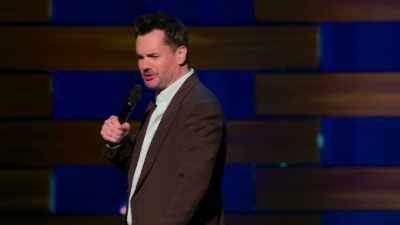 How dare he try to look like
he has hair like everyone else. - Jim Jefferies: High n' Dry