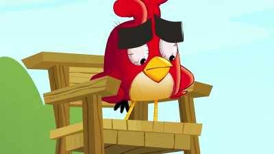 How is destroying the camp
going to save the camp? - Angry Birds: Summer Madness