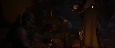 How do you eat
when other people are around? - The Mandalorian