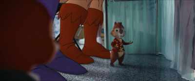 -How do they know we're here?
-I'm guessing your social media post - Chip 'n Dale: Rescue Rangers