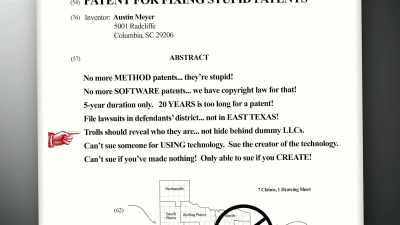 HOW DO YOU JUSTIFY
SUING SOMEBODY - The Patent Scam