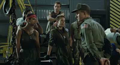 All right sweethearts You heard the man and you know the drillAssholes and elbows Hudson come here Come here - Aliens
