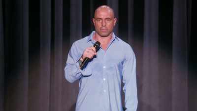 How does the fat man
get through the little hole?" - Joe Rogan: Triggered