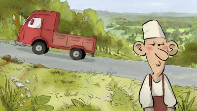 - How does this thing start?
- [Handbrake clicks] - The Big Bad Fox and Other Tales