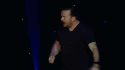 How you doing, Brucie boy?" - Ricky Gervais: Humanity