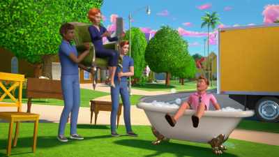 How else would I take
a bath in our new house? - Barbie: A Touch of Magic