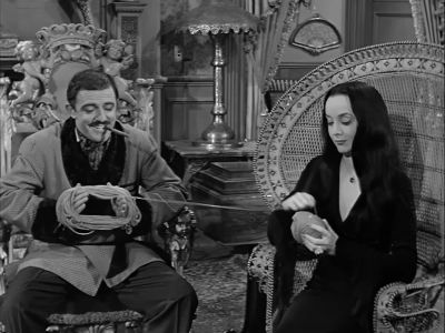 How exciting. Look at them go! - The Addams Family