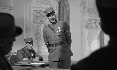 How far did you advanceTo about the middle of no man's land sirThen what did you doThere were machine gun bullets landing all aroundAnswer the question What did you doWell I saw that me and Meyer sirI didn't ask you what you sawThe court has no concern - Paths of Glory