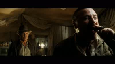 How fortunate our failure to kill you Dr JonesYou survive to be of service to us once againWell you know me always glad to help - Indiana Jones and the Kingdom of the Crystal Skull