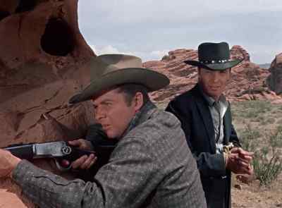 How you going to fight
them off from both sides at once? - Seven Ways from Sundown