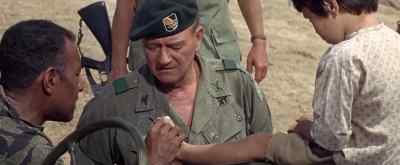-How is it?
-lt's a nasty wound and it's infected. - The Green Berets