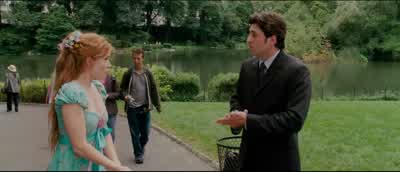 How long have you known your NancyIt's five yearsAnd you haven't proposed Well no IWell no wonder she's angry - Enchanted