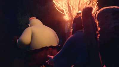 How long will you cower
and hide from the Oni? - ONI: Thunder God's Tale