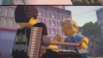 ♪ How low can you go?
How low can you go? ♪ - LEGO City Adventures