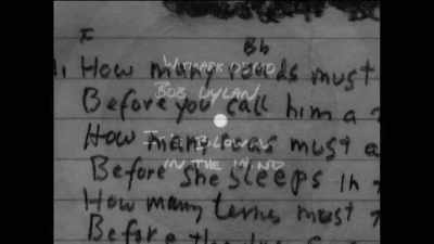 ♪ How many roads
must a man walk down - Bob Dylan: Odds and Ends