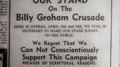 How many threatening letters we got, - Billy Graham: An Extraordinary Journey