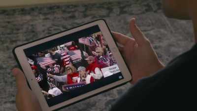 How they relate conspiracy
with Trump's audience.
You know? - Q: Into the Storm