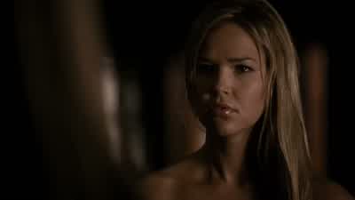 - Who... - I'm Elena. - Who are you? - Lexi. A friend of Stefan's. - Is he here? - He's in the shower. - The Vampire Diaries