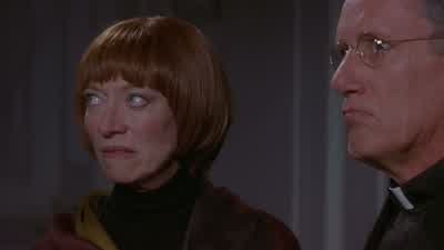 How is sheIt's gotten worse FatherReallyShe won't eat she won't talkThe child won't even let me touch herYes Sometimes you have to give them candy - Scary Movie 2