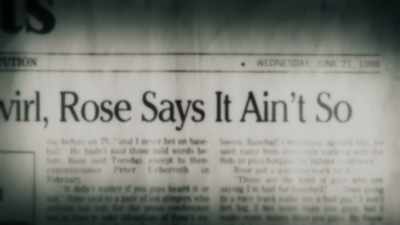 How somebody can
stick to the same lie - Charlie Hustle & the Matter of Pete Rose