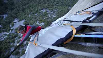 How to take a dump
on the side of the Wall. - The Dawn Wall