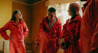 How the fuck do we get him
and a suitcase - The Clean Up Crew
