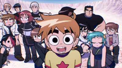 How ya doing? Love the white hair. Huh? - Scott Pilgrim Takes Off