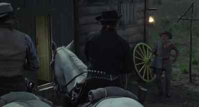 - Howdy, mister.
- Howdy, Colonel. - Carry on Cowboy