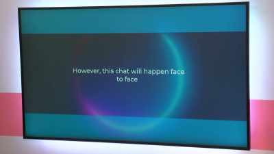 "However, this chat will happen
face to face." - The Circle