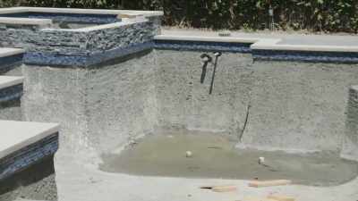 However, the pool guys
have had delays - Help! I Wrecked My House