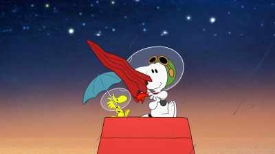 However, the weather on Jupiter
is pretty intense. - Snoopy in Space