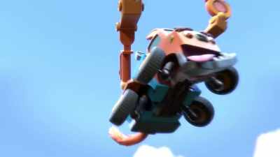 -[howls]
-[thunder crashes] - Mighty Monsterwheelies