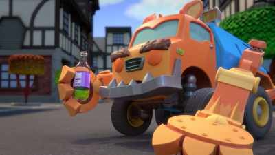 [howls triumphantly] - Mighty Monsterwheelies