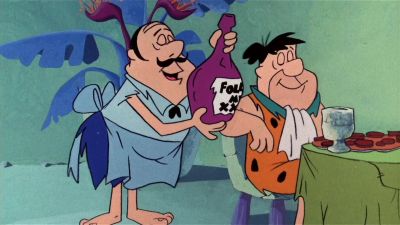 Hows about a dis a bottle senor - The Man Called Flintstone