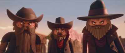 -How's about you hand over
that gold? Nice and slow-like. - Playmobil: The Movie
