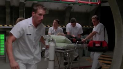- How's she doing?
- Respirations are shallow, pulse weak. - Stargate SG-1