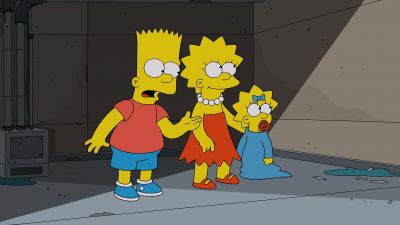 How's she doing that? - The Simpsons