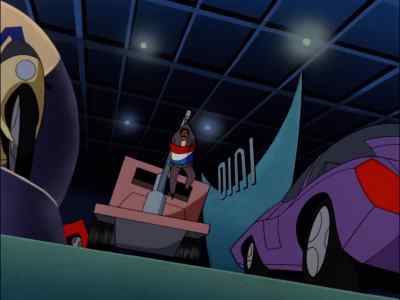 How's everything back
in the luggage compartment? - The New Batman Adventures