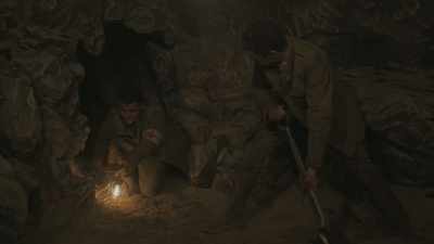 -How's it going?
-Can't say for sure, - Bunker