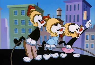 HOW'S THAT
FOR AN ENTRANCE? - Animaniacs