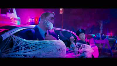 How's the manhunt for me going - Spider-Man: Across the Spider-Verse